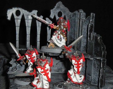 Confrontation Priester und Ritter Greifen