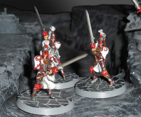 Confrontation Priester und Ritter Infanterie